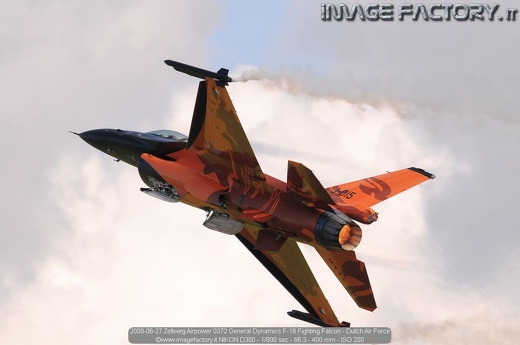 2009-06-27 Zeltweg Airpower 0372 General Dynamics F-16 Fighting Falcon - Dutch Air Force